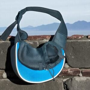YUDODO Small Dog Carrier Pet Sling Travel Tote Shoulder Bag Mesh Adjustable